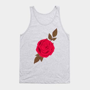 Red Rose Tank Top